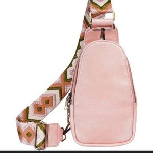 Crossbody Sling Daypack Bohemia Leather Sling Purse for Women Girls Travel